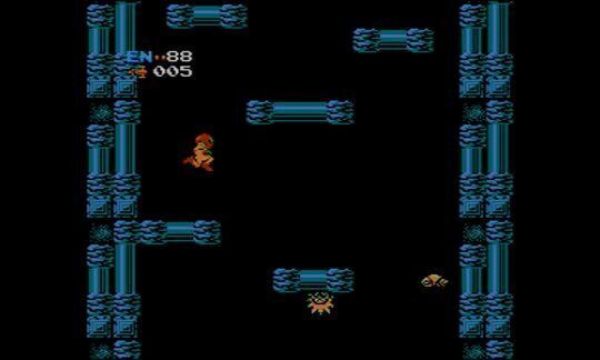 Captura de pantalla de Metroid de NES
