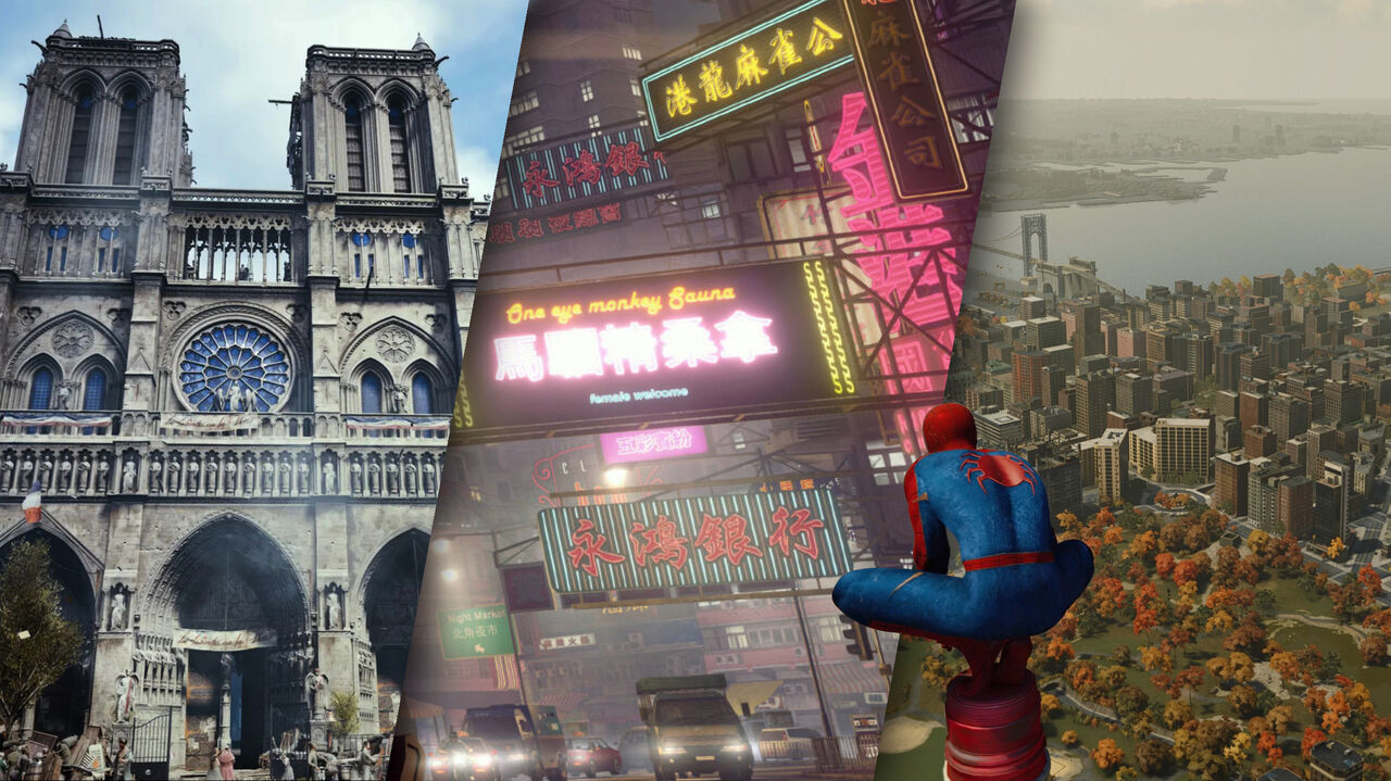 Las mejores recreaciones de ciudades reales en videojuegos. Noticias en tiempo real
