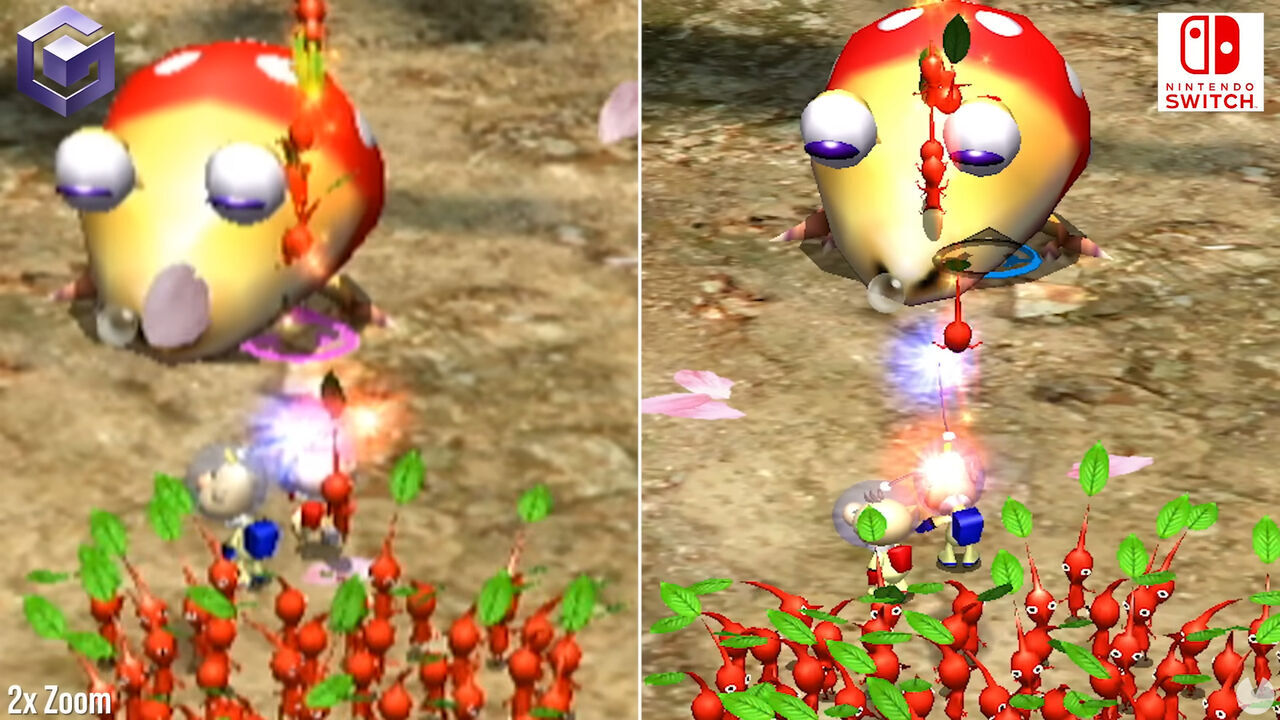 Comparan las versiones originales de Pikmin 1 y 2 con los remasters para  Nintendo Switch - Vandal