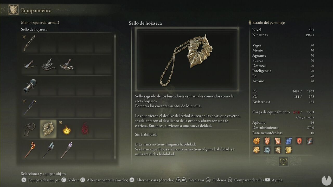 Todos los sellos y cómo conseguirlos en Elden Ring Shadow of the Erdtree