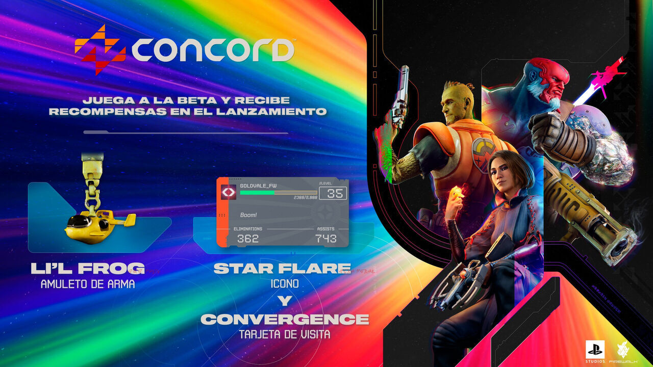 Fecha, hora y contenido de la beta cerrada de Concord en PS5 y PC: Podrás jugar gratis si tienes PS Plus