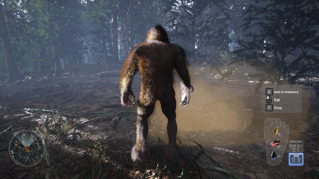 Si alguna vez has soñado con ser Bigfoot, este nuevo juego de supervivencia es para ti