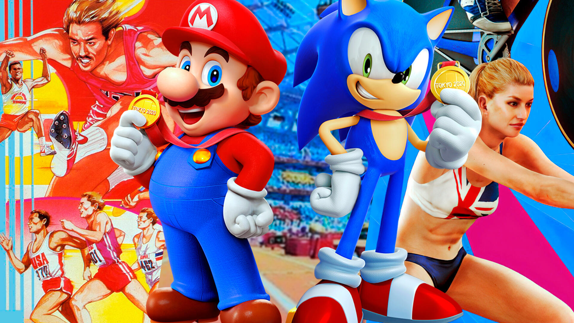 Las Olimpiadas a los videojuegos: desde Track & Field hasta Mario y Sonic