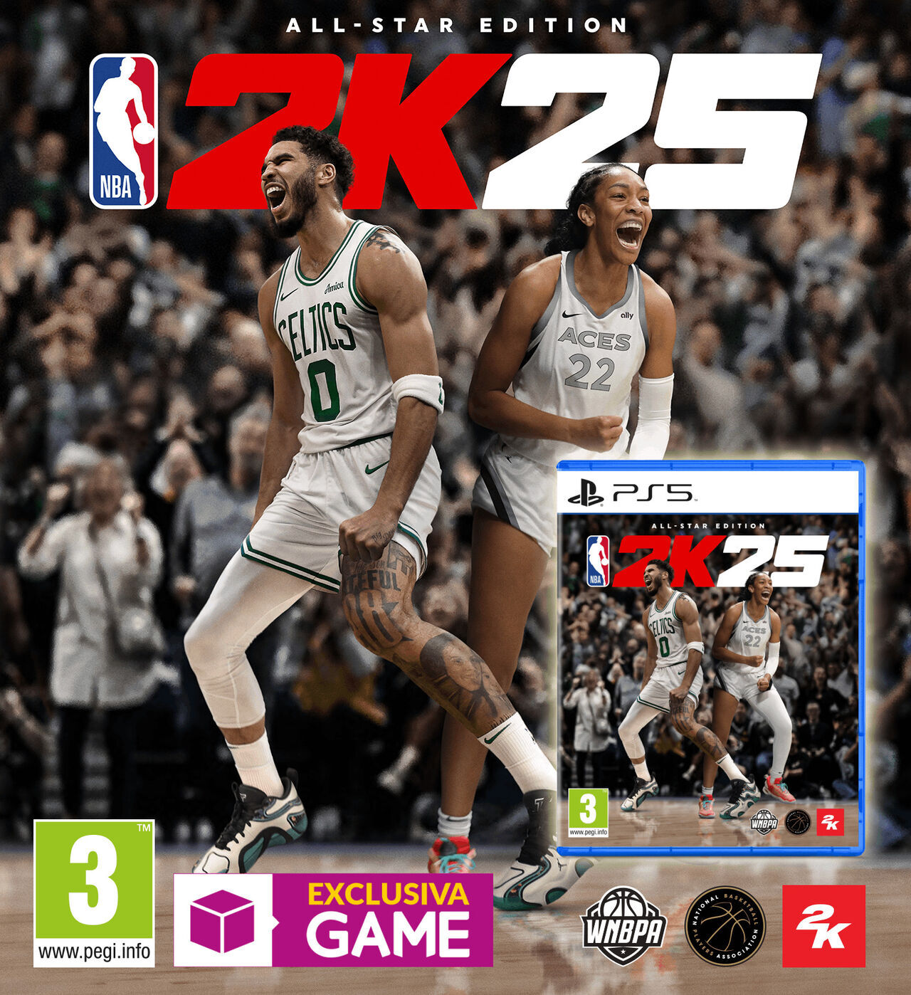 Consigue NBA 2K25, reserva la All-Star Edition de PS5 exclusiva de GAME y disfruta del mejor baloncesto