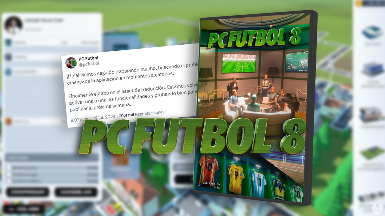 ¿Se lanzará alguna vez PC Fútbol 8? Sus responsables aseguran (otra vez) que lo publicarán la semana que viene