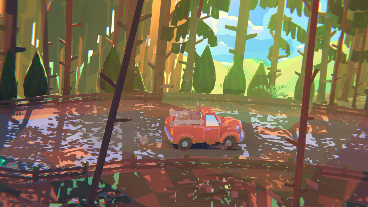 El estudio de Palworld editará este nuevo juego que parece una versión cozy de Death Stranding y SnowRunner