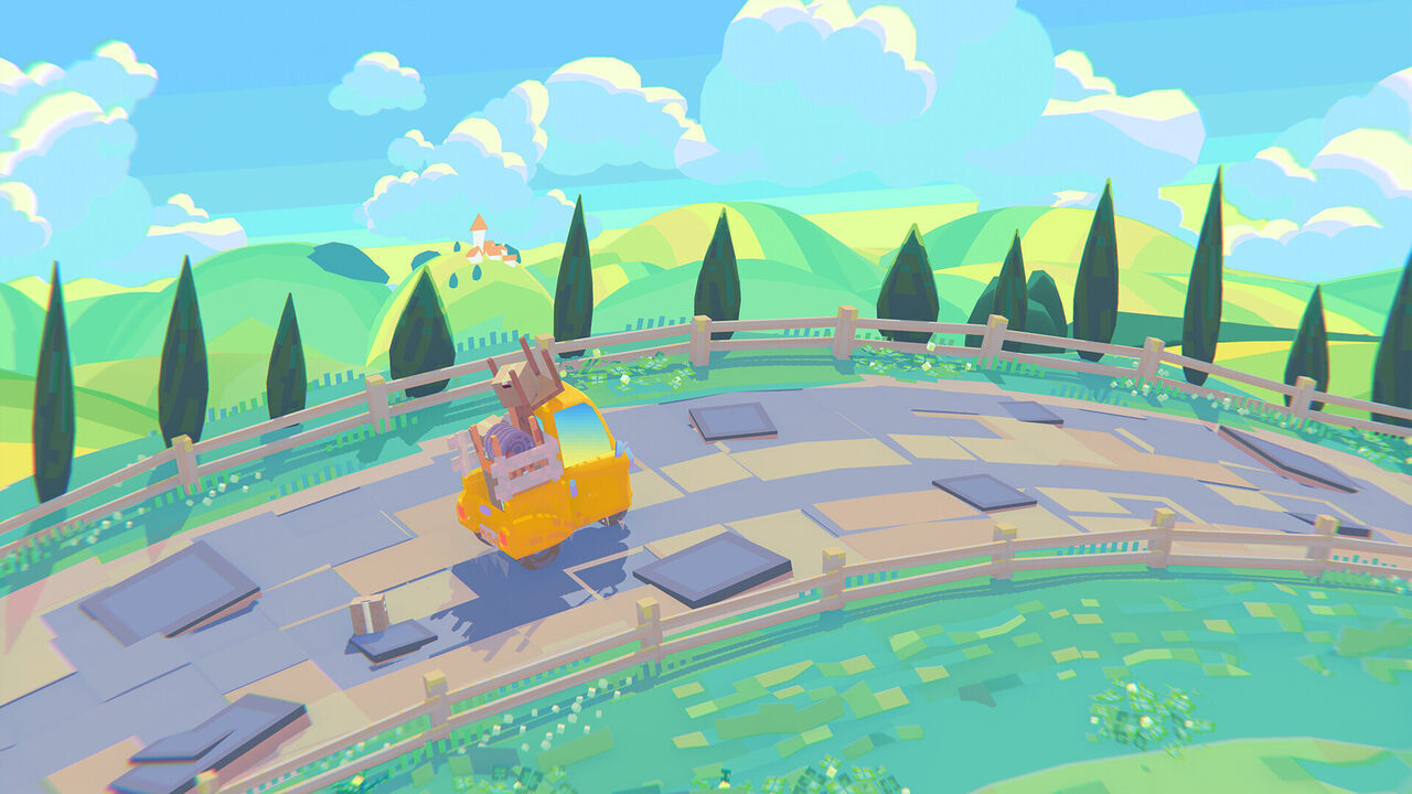 El estudio de Palworld editará este nuevo juego que parece una versión cozy de Death Stranding y SnowRunner