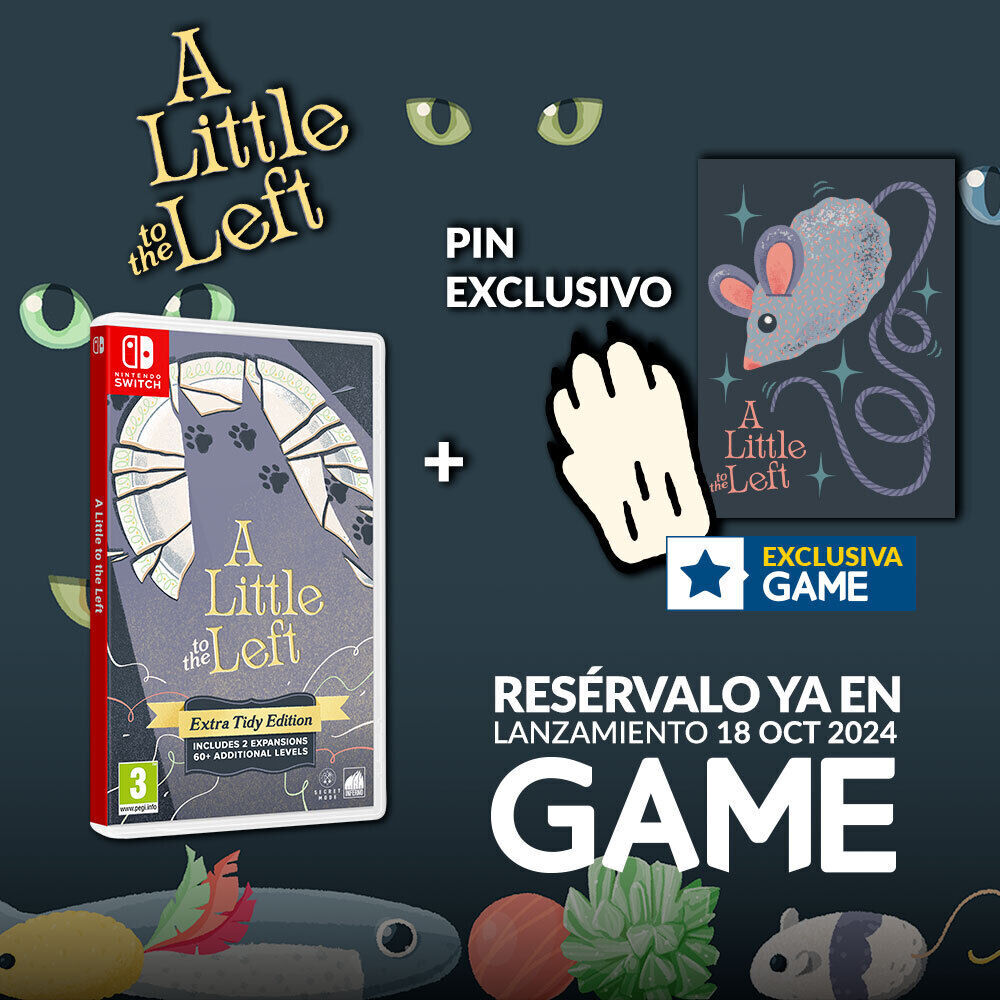 Reserva A Little To The Left Extra Tidy Edition en GAME y consigue un pin exclusivo de regalo