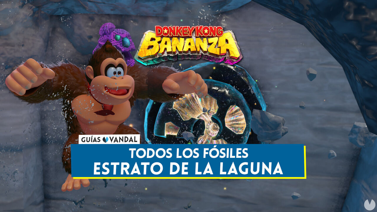 Todos los fsiles de Estrato de la laguna en Donkey Kong Bananza - Localizacin - Donkey Kong Bananza