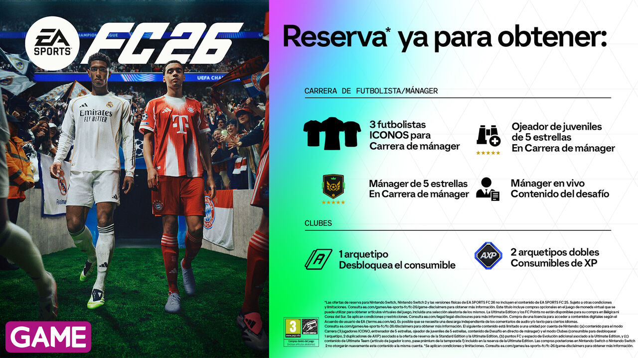 contenido de reserva 2 game ea sports fc 26