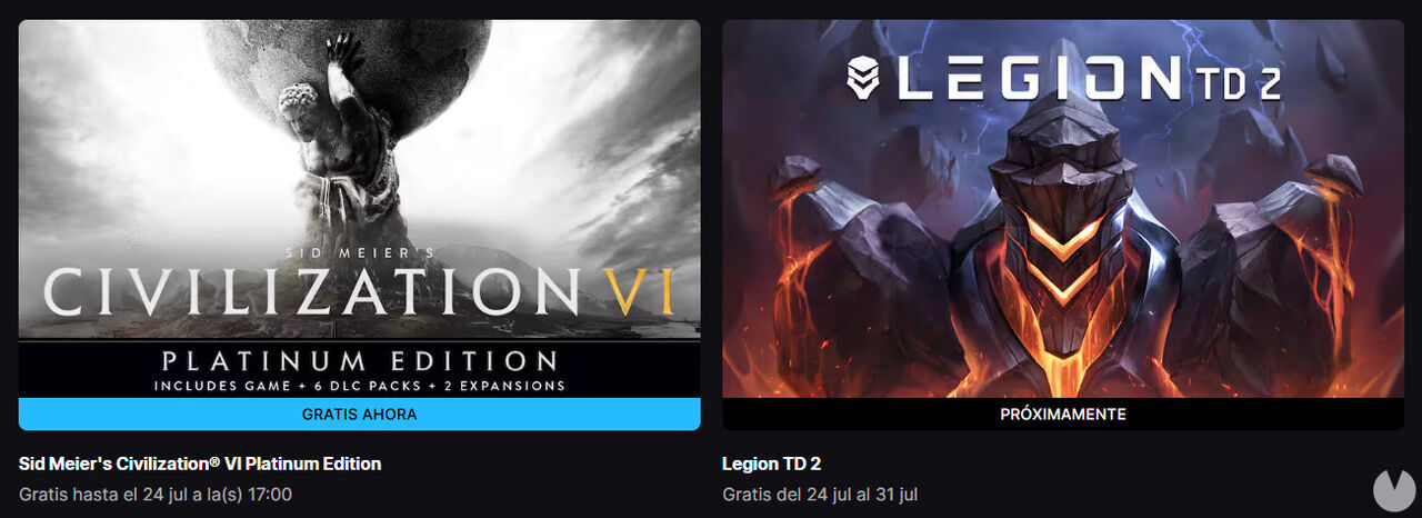 Juegos gratis de esta semana en Epic Games Store.