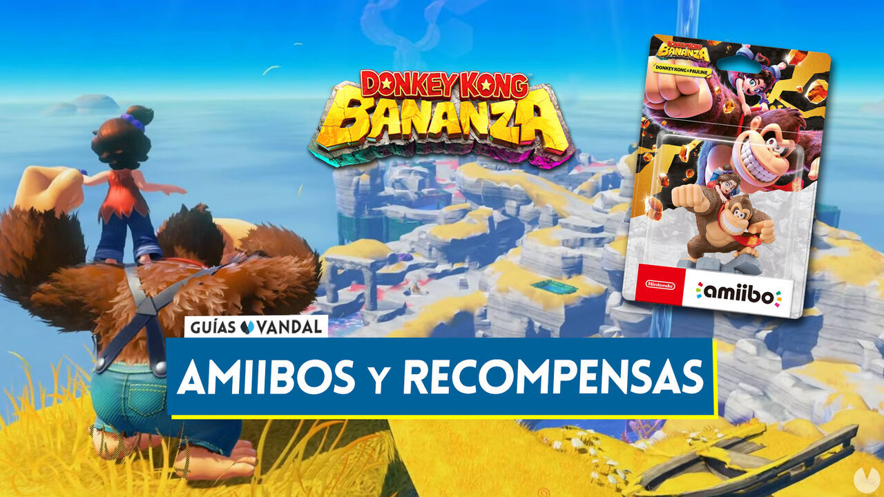 Todos los amiibos compatibles en Donkey Kong Bananza y recompensas - Donkey Kong Bananza