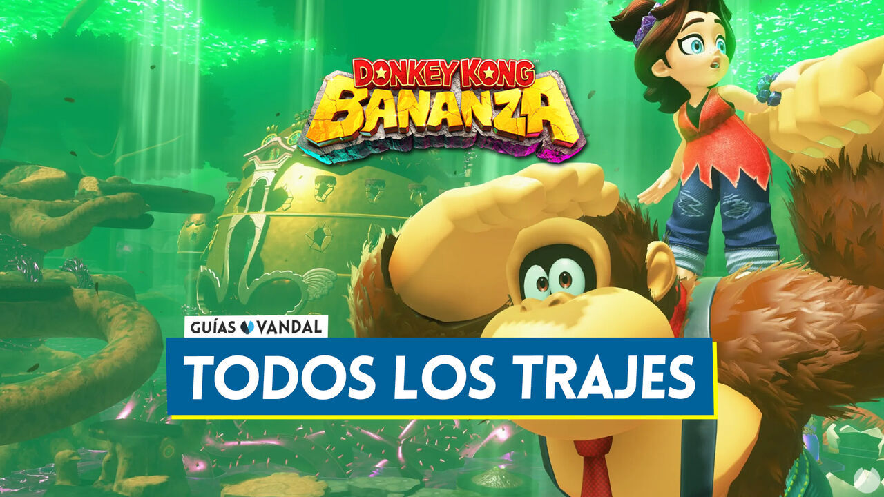 Todas las ropas y trajes de Donkey Kong Bananza y cmo conseguirlos - Donkey Kong Bananza