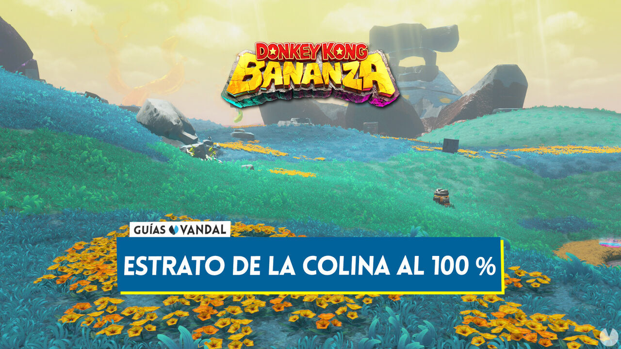 Estrato de las colinas al 100% en Donkey Kong Bananza - Donkey Kong Bananza