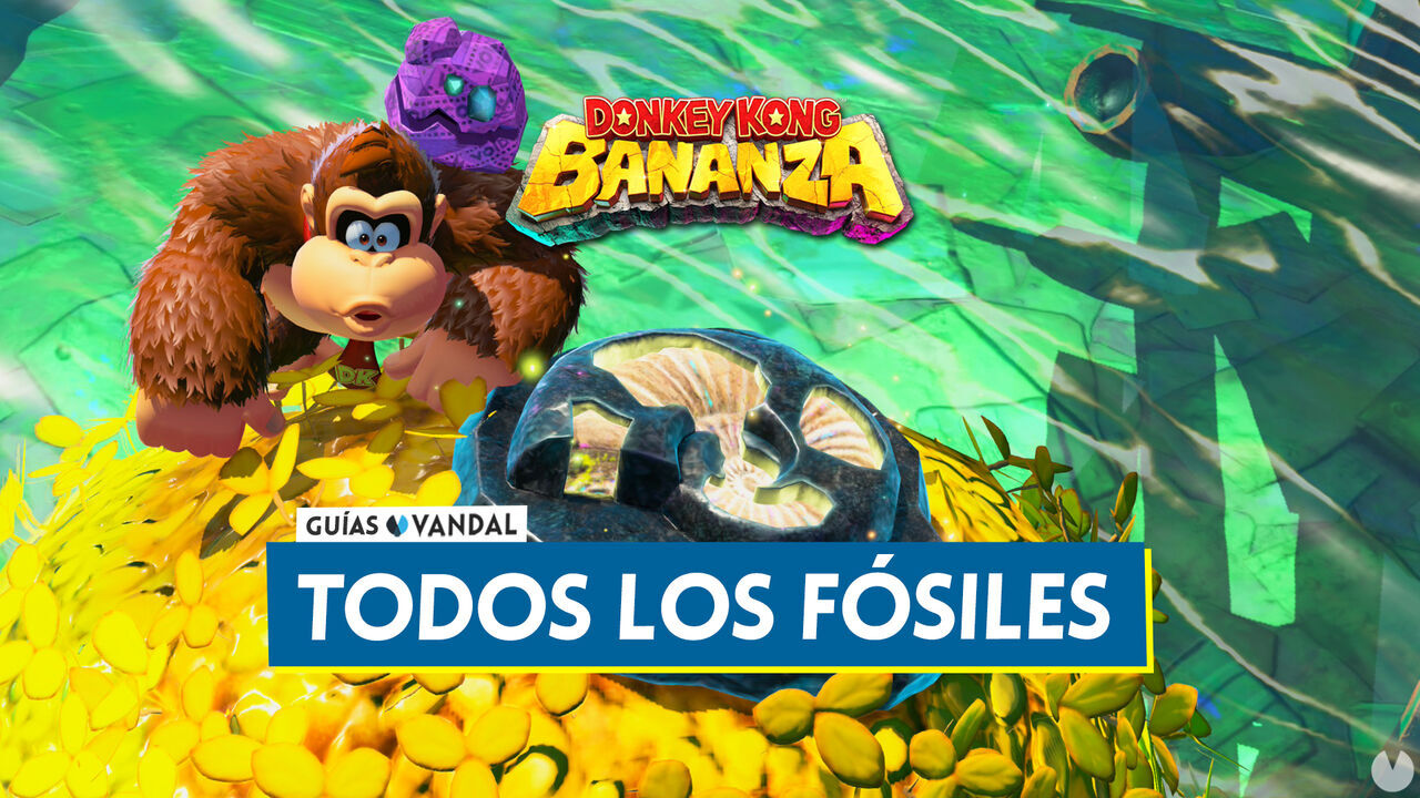 Todos los fsiles en Donkey Kong Bananza y dnde conseguirlos - Donkey Kong Bananza
