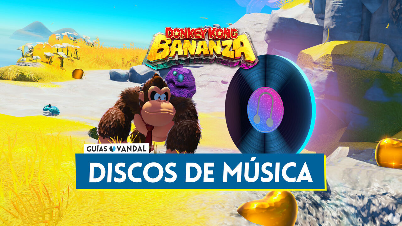 Donkey Kong Bananza: Cmo conseguir todos los discos de msica? - Donkey Kong Bananza