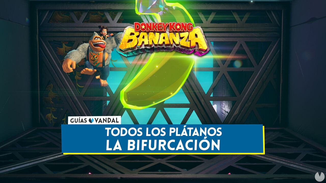 Todos los pltanos de La bifurcacin en Donkey Kong Bananza - Localizacin - Donkey Kong Bananza