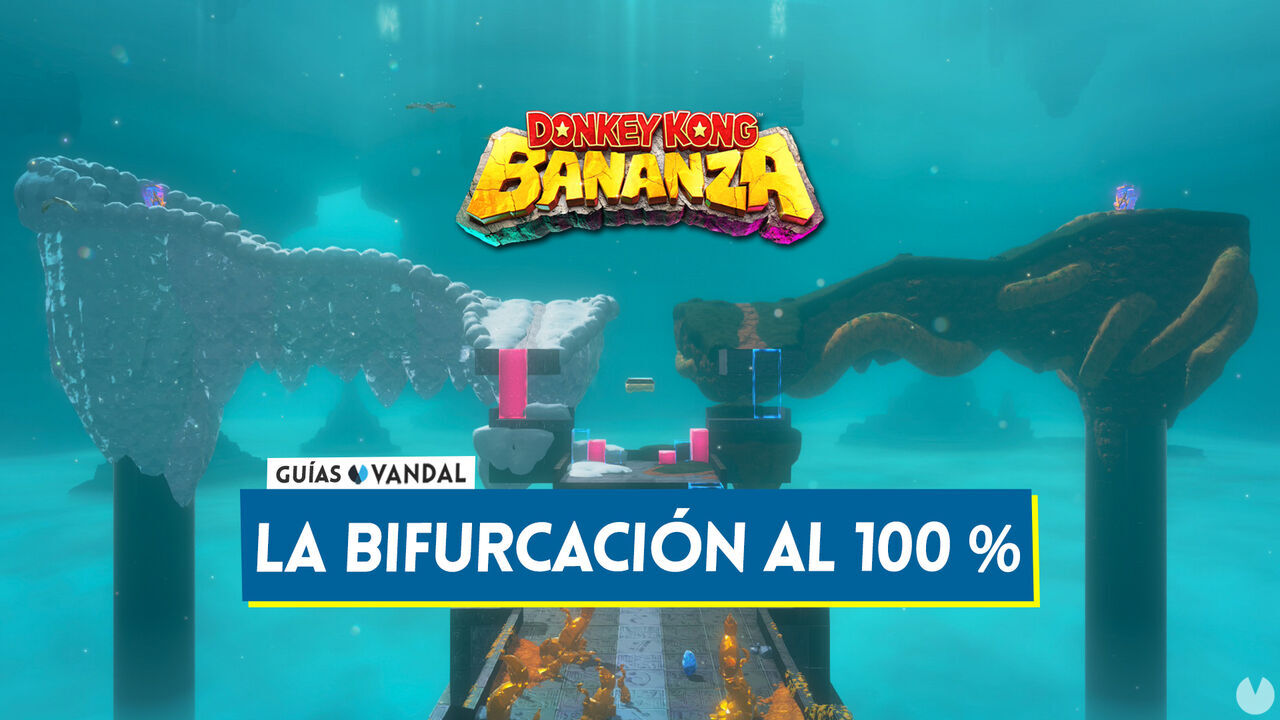 La bifurcacin al 100% en Donkey Kong Bananza - Donkey Kong Bananza