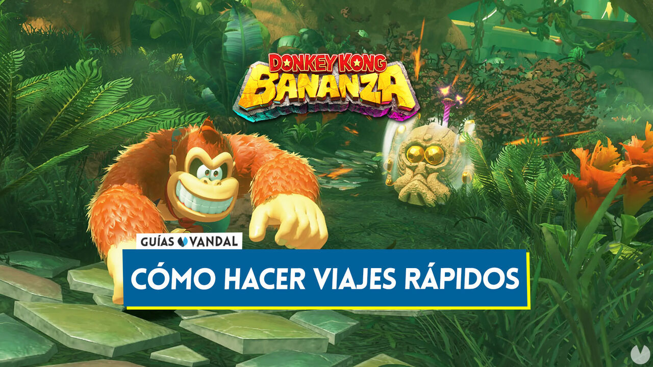 Donkey Kong Bananza: Cmo hacer viajes rpidos y revisitar estratos - Donkey Kong Bananza