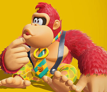 Donkey Kong Bananza - Color de pelaje Rojo atardecer