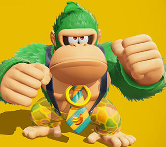 Donkey Kong Bananza - Color de pelaje Verde hoja