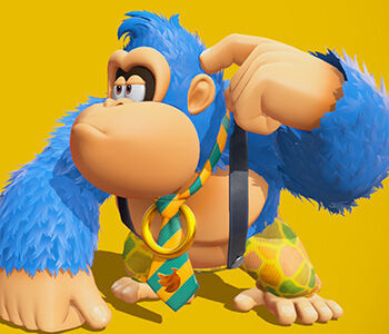 Donkey Kong Bananza - Color de pelaje Azul acuático