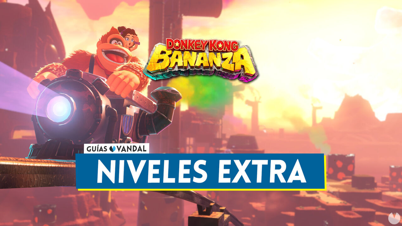 Todos los niveles extra de Donkey Kong Bananza y dnde encontrarlos - Localizacin - Donkey Kong Bananza