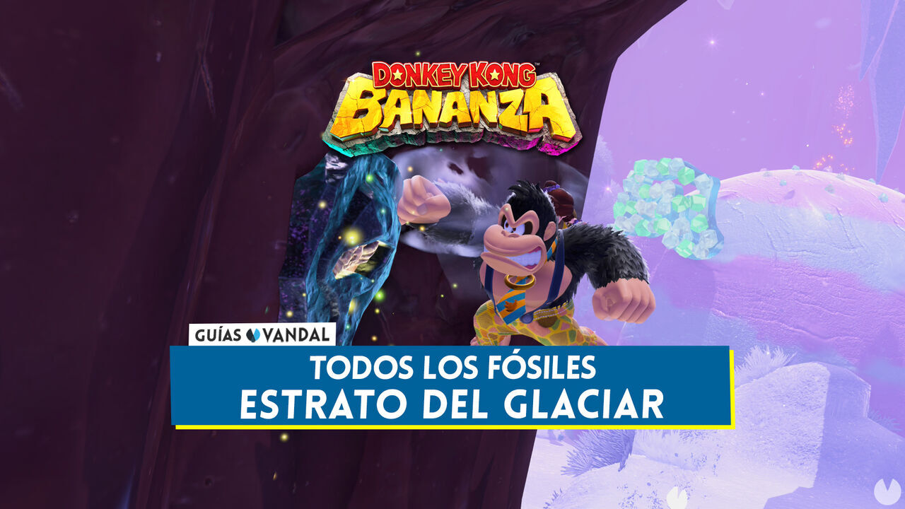 Todos los fsiles de Estrato del glaciar en Donkey Kong Bananza - Localizacin - Donkey Kong Bananza