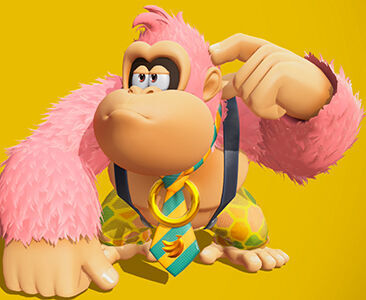 Donkey Kong Bananza - Color de pelaje Rosa pastel