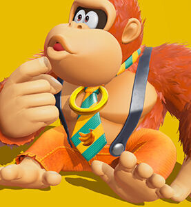 Donkey Kong Bananza - Pantalón naranja