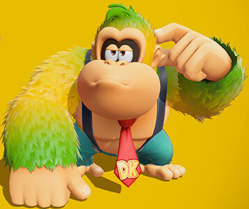 Donkey Kong Bananza - Color de pelaje Degradado bananero