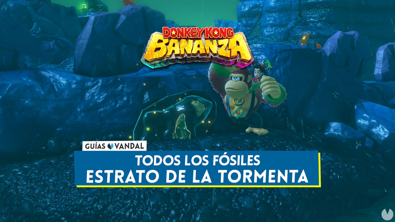 Todos los fsiles de Estrato de la tormenta en Donkey Kong Bananza - Localizacin - Donkey Kong Bananza
