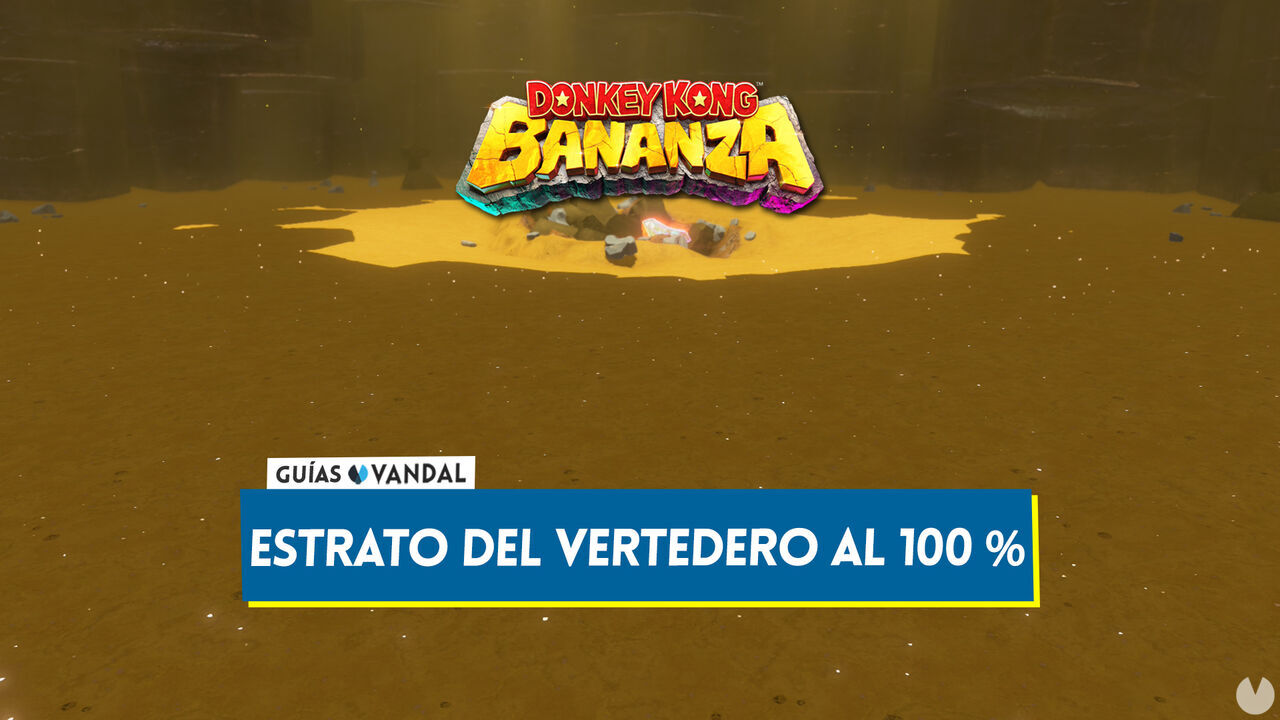 Estrato del vertedero al 100% en Donkey Kong Bananza - Donkey Kong Bananza
