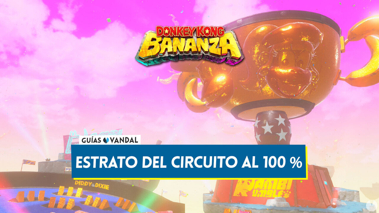 Estrato del circuito al 100% en Donkey Kong Bananza - Donkey Kong Bananza