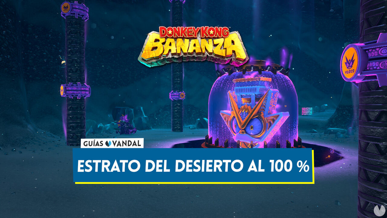 Estrato del desierto al 100% en Donkey Kong Bananza - Donkey Kong Bananza