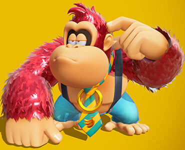 Donkey Kong Bananza - Color de pelaje Escarlata metálico