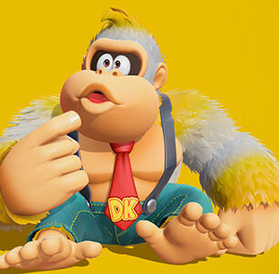 Donkey Kong Bananza - Color de pelaje Degradado limonada