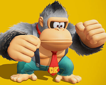 Donkey Kong Bananza - Color de pelaje Degradado blanquinegro