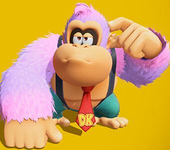 Donkey Kong Bananza - Color de pelaje Degradado floral