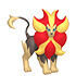 Male Pyroar in Pok�mon Champions