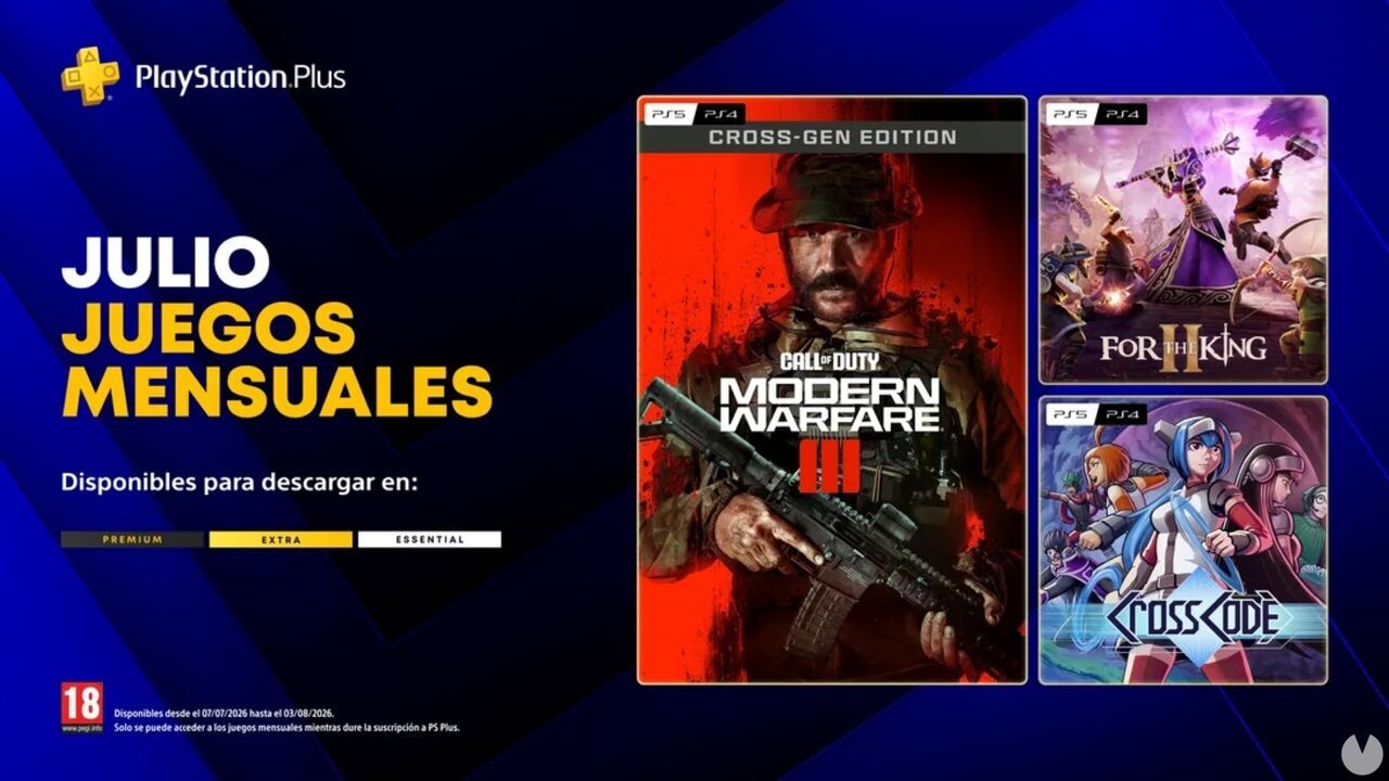 Juegos PS Plus julio