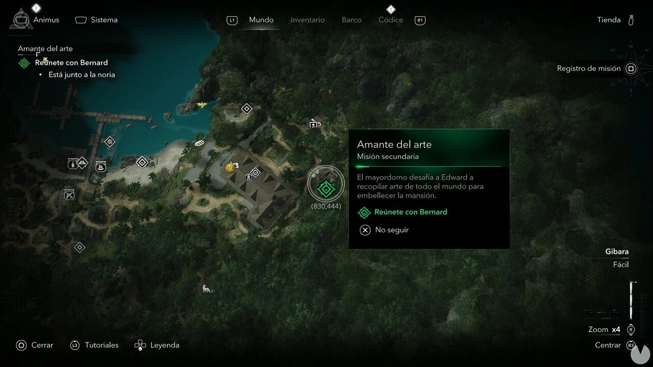 Assassin's Creed Black Flag Resynced - Common side missions; location of the butler at the Great Inagua manor
