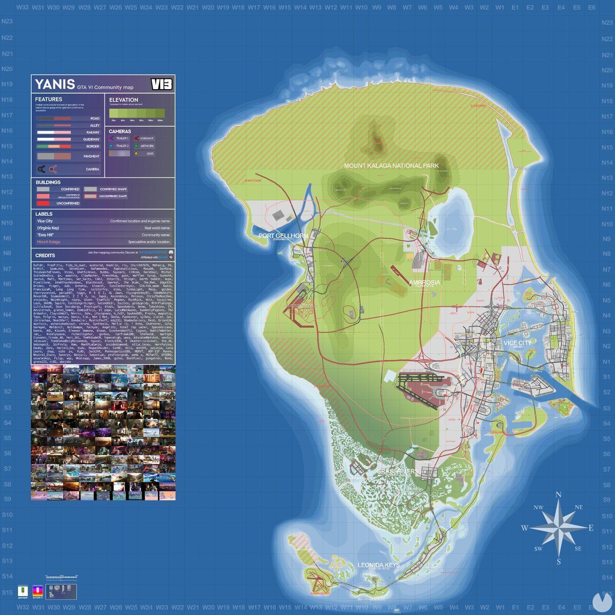 Unofficial recreation of Grand Theft Auto 6's full leaked map