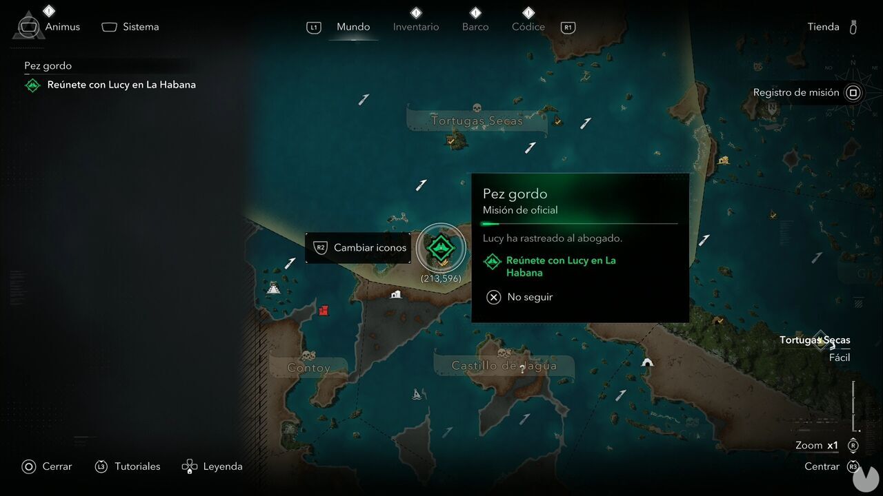 Assassin's Creed Black Flag Resynced - Officer Quests, Big Wig; location where the mission begins in Havana