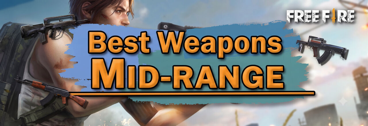 Free Fire - Best mid-range weapons