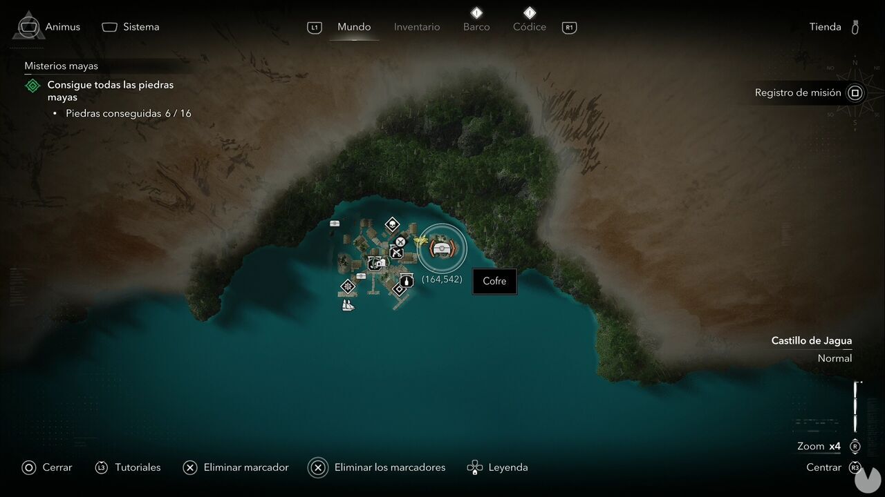 Assassin's Creed Black Flag Resynced - Chests in Castillo de Jagua, location of one of the Arroyos chests