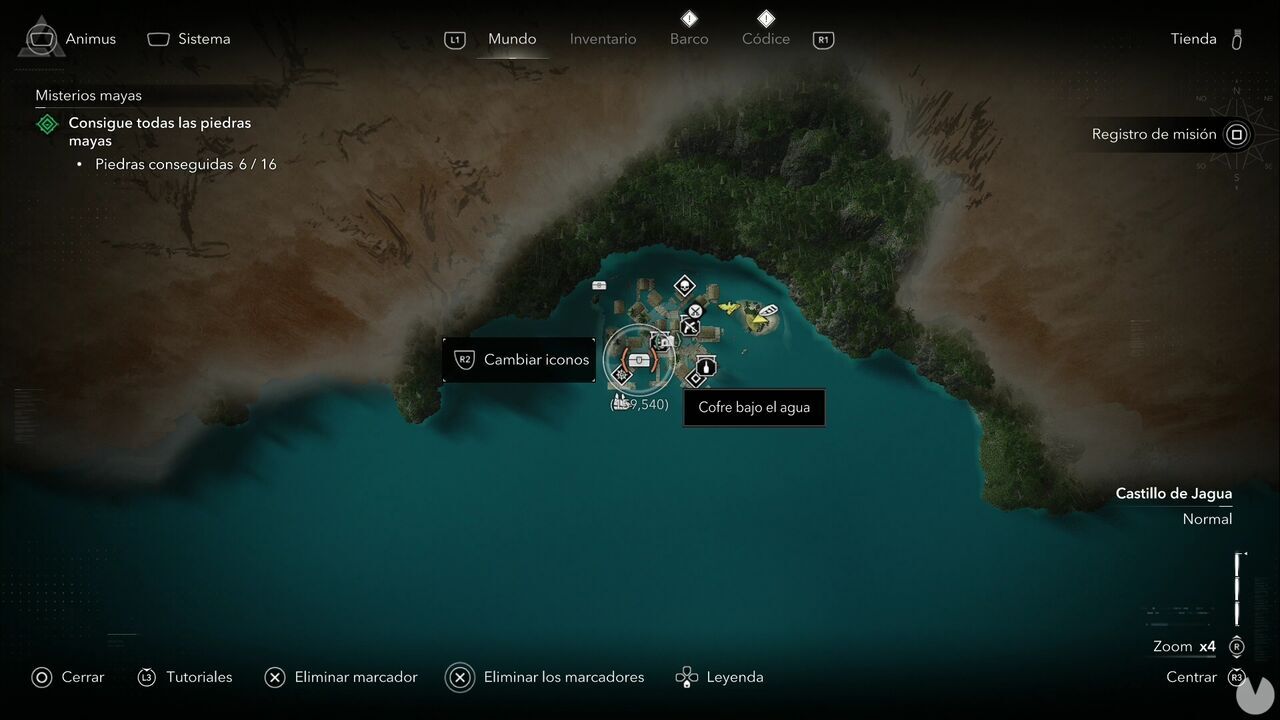 Assassin's Creed Black Flag Resynced - Chests in Castillo de Jagua, location of one of the Arroyos chests