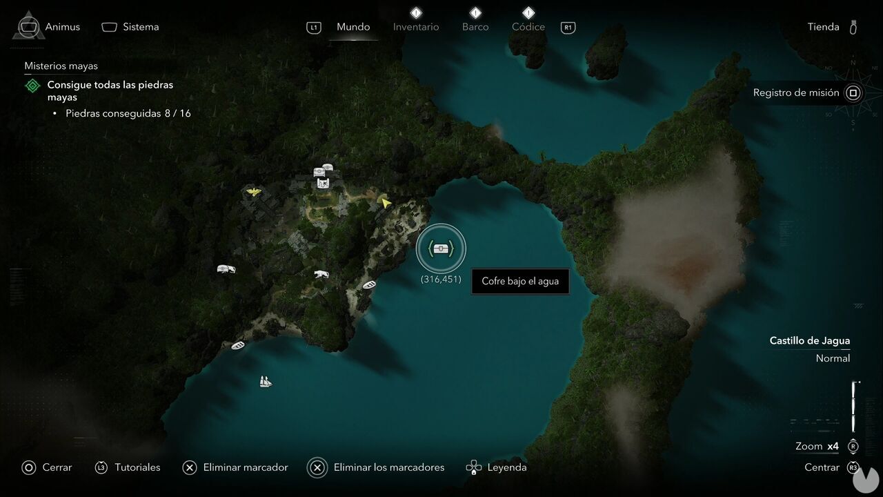 Assassin's Creed Black Flag Resynced - Chests in Castillo de Jagua, location of one of the Isla de Pinos chests