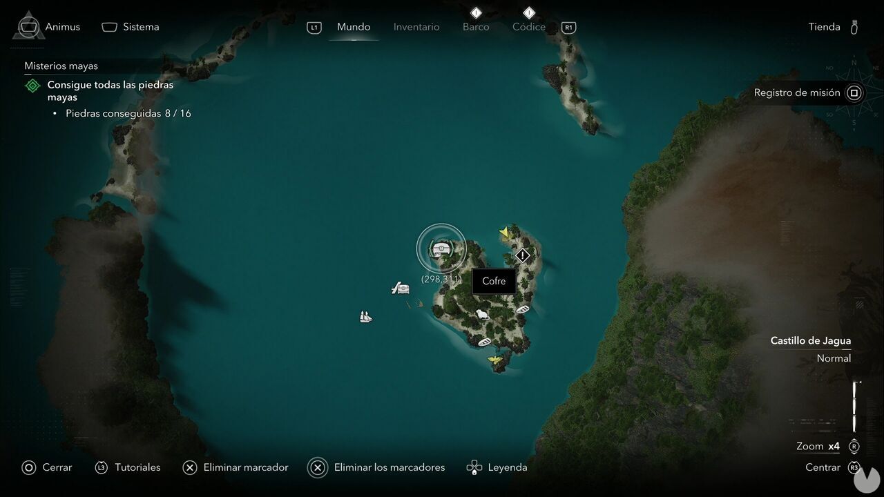 Assassin's Creed Black Flag Resynced - Chests in Castillo de Jagua, location of one of the Cayman Sound chests
