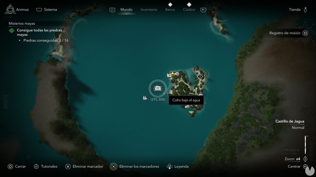 Assassin's Creed Black Flag Resynced - Chests in Castillo de Jagua, location of one of the Cayman Sound chests